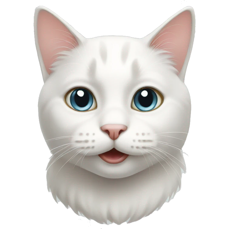 White cat emoji