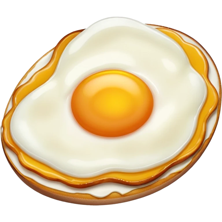 fried egg white only emoji