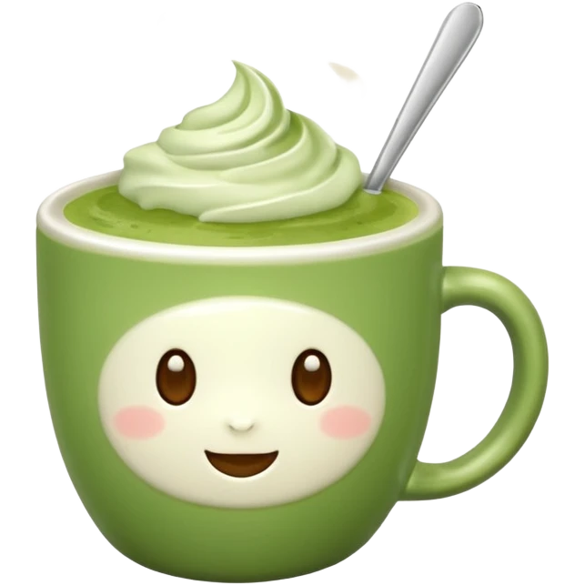 Matcha latte emoji