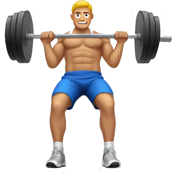 man bench pressing 100kg emoji
