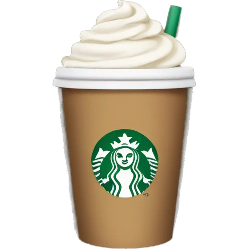 Starbucks cup emoji