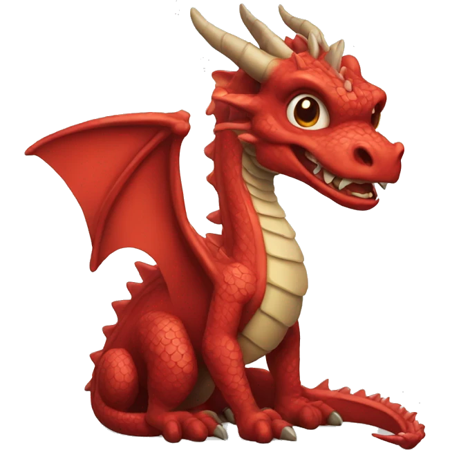 dragon rojo emoji
