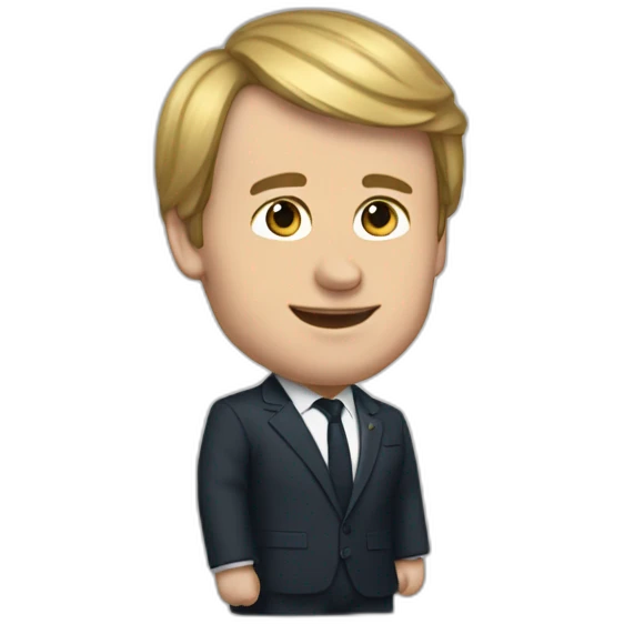 Macron enceinte emoji