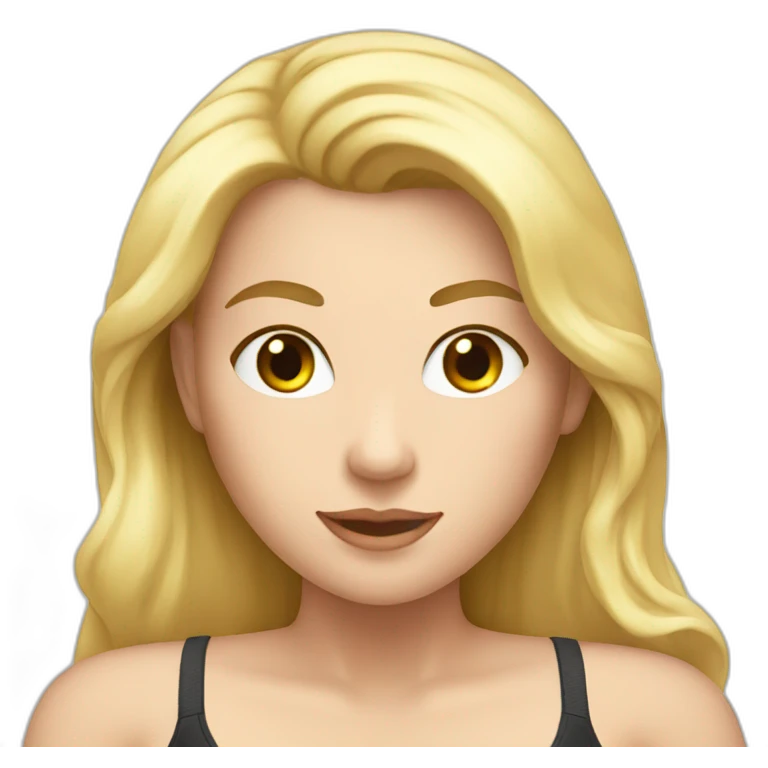 large-chested-white-woman-bras-blonde emoji
