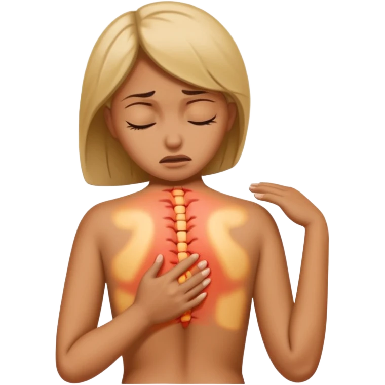 Female Back pain emoji