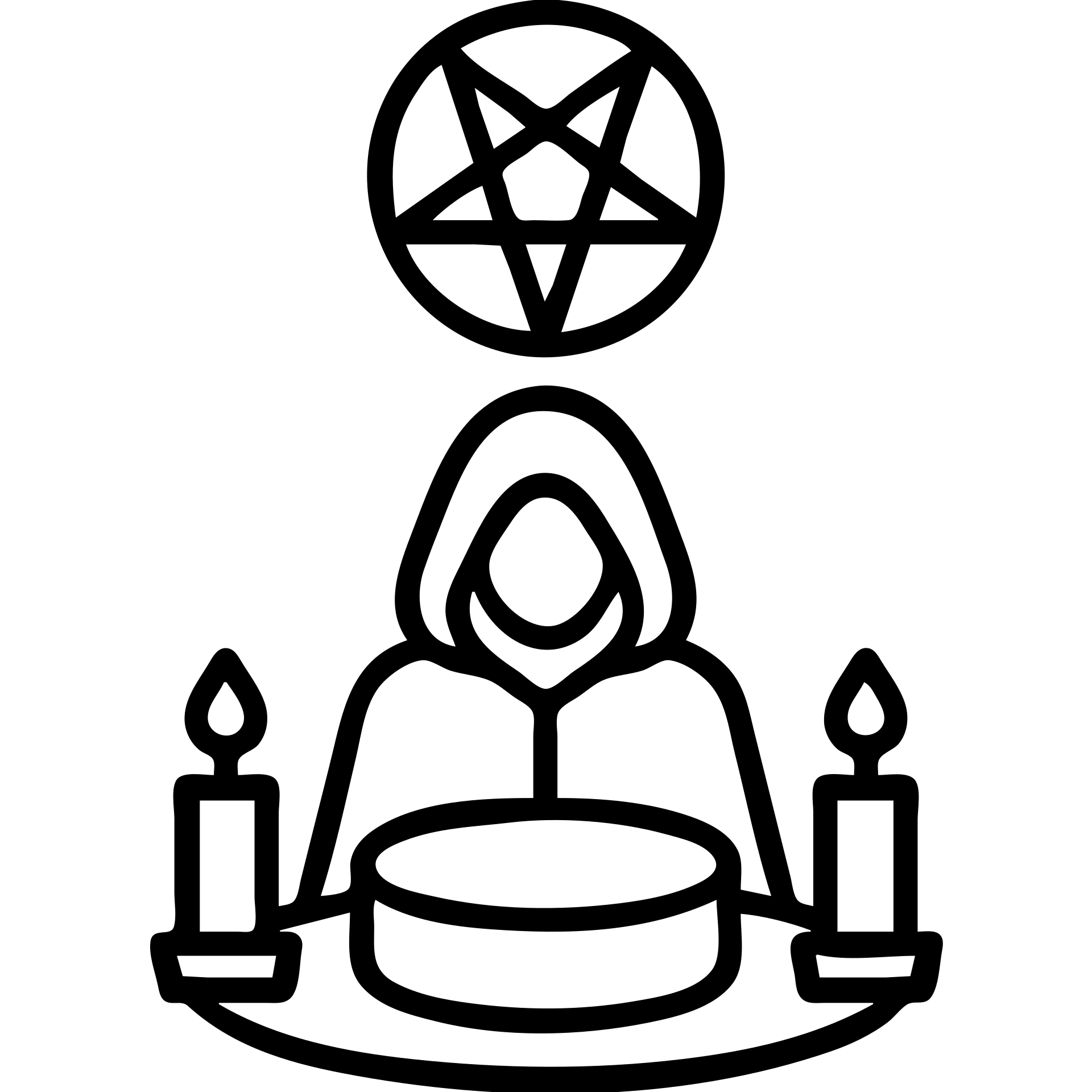 A satanic ritual emoji