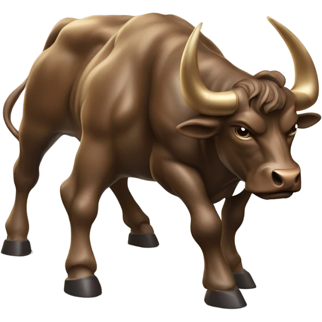 Wall Street Bull ready to charge emoji