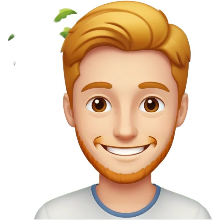 чоловік у захваті від гарної погоди emoji