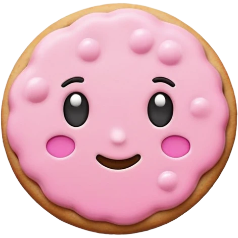 Cookie jair pink emoji