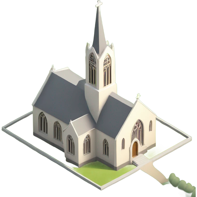 isometric english church emoji