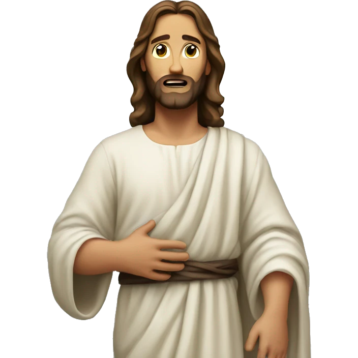jesus shrugs emoji