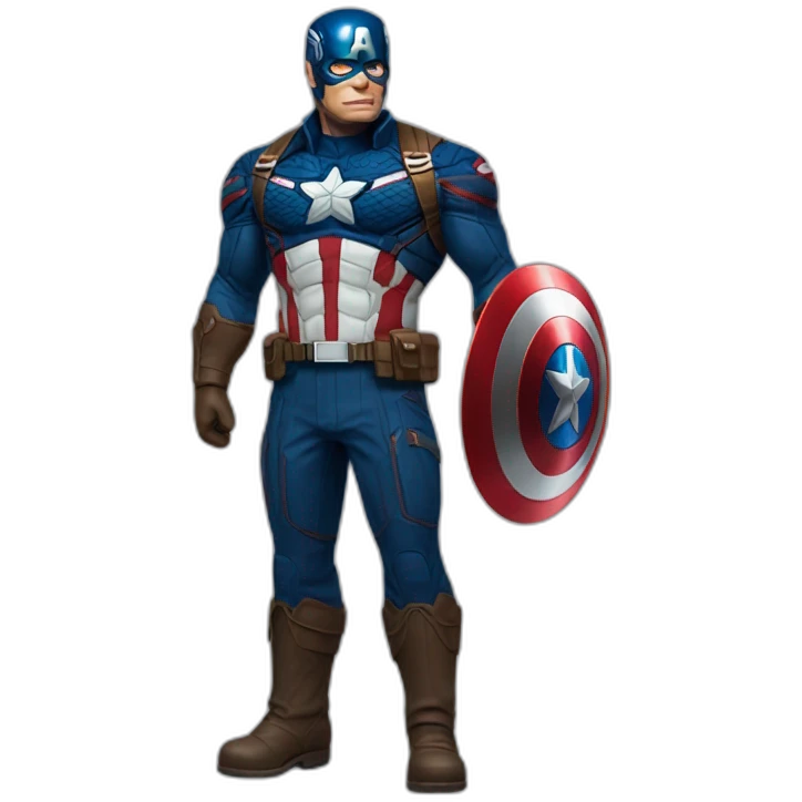 capitan america fullbody emoji
