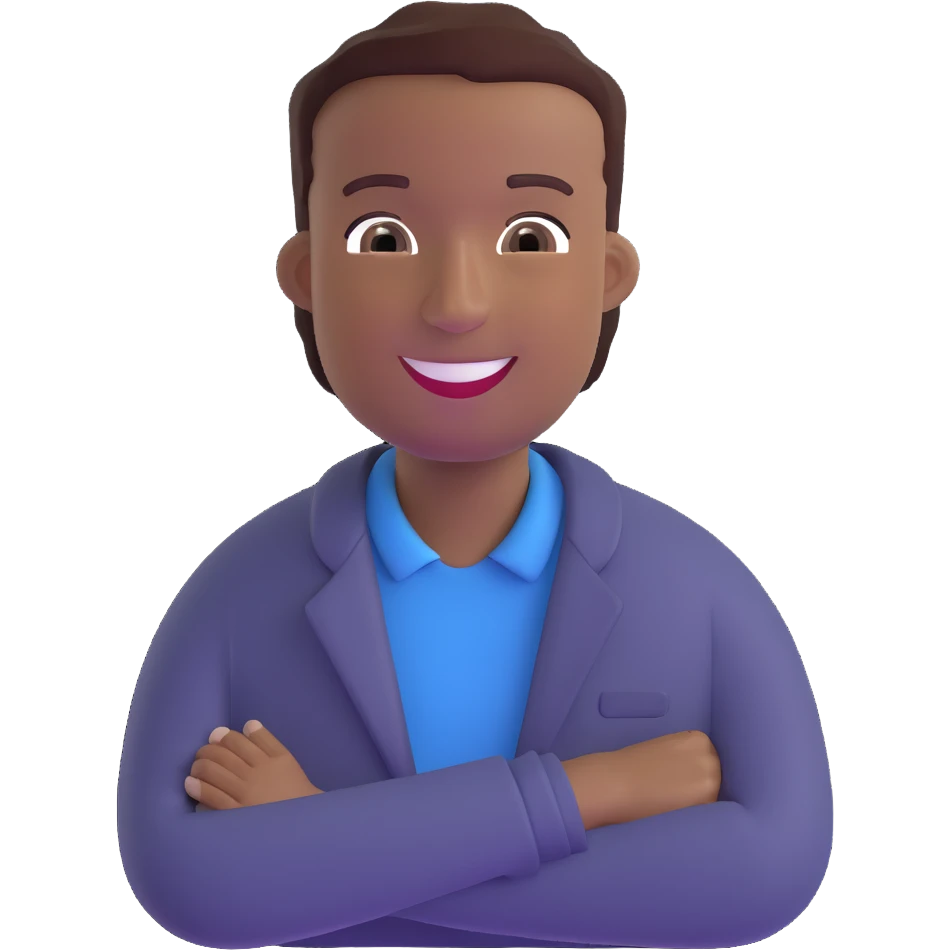 smiling black man emoji