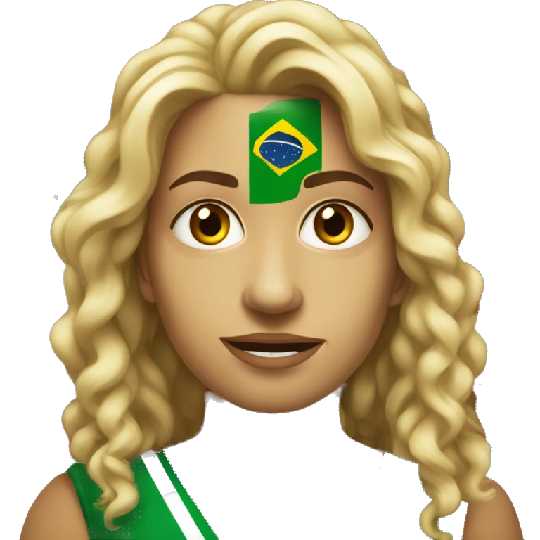 Misture a bandeira o Brasil o. A dos eua emoji