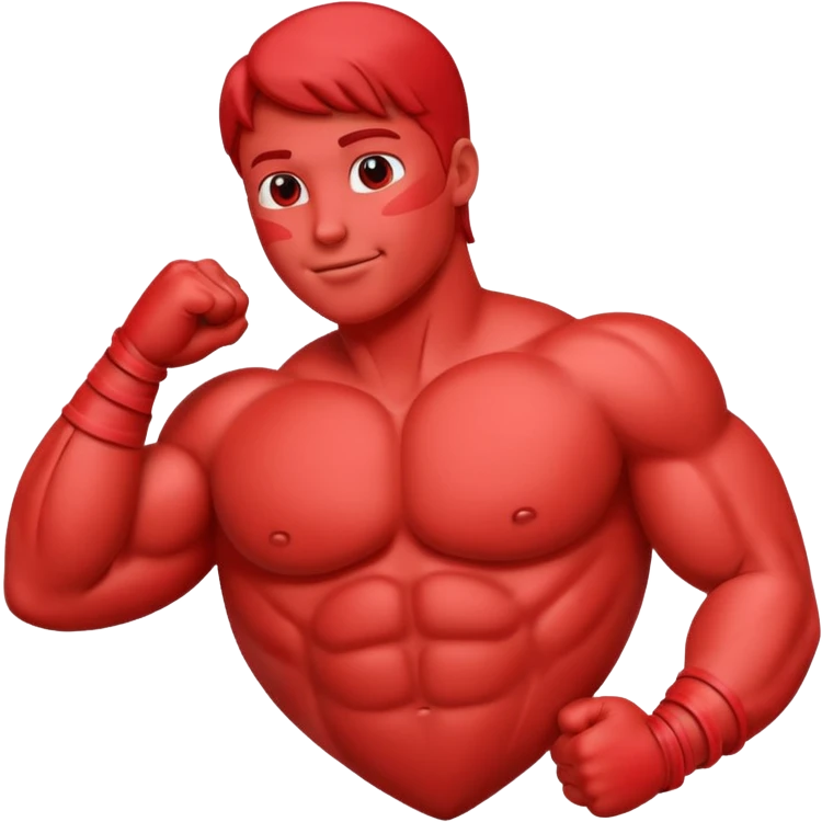 heart with muscle muscle health emoji emoji