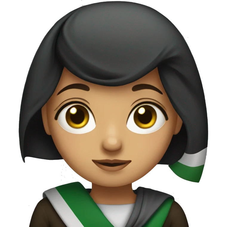 Palestinian girl emoji