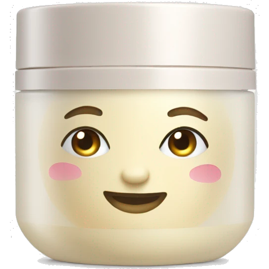 body moisturizer cream pot emoji