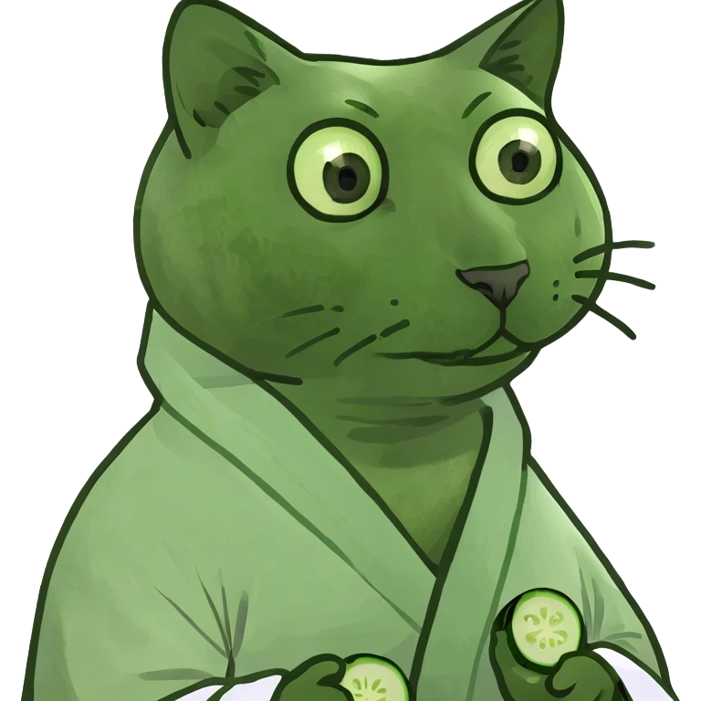 Cat at the spa emoji