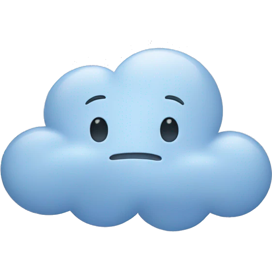 Cloud emoji