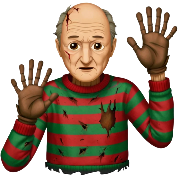 Robert Englund as Freddy Krueger emoji