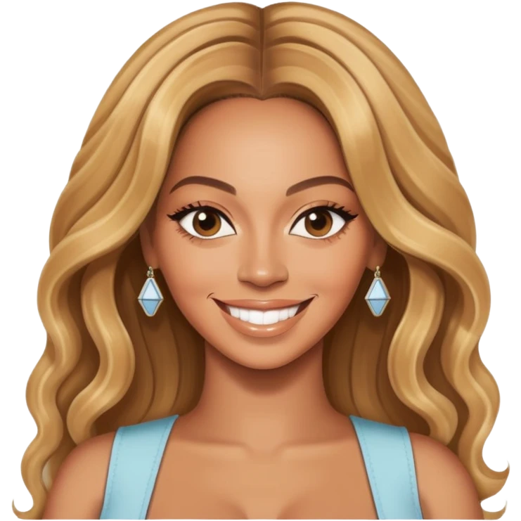 Beyoncé smiling  emoji