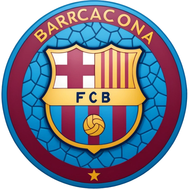 Fc barcalona logo emoji