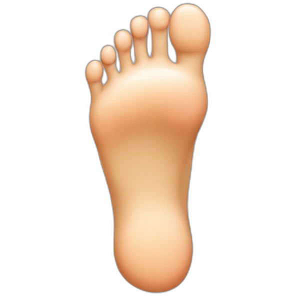 foot With a face emoji