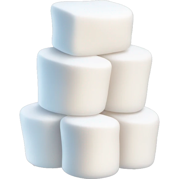stack of marshmallows emoji