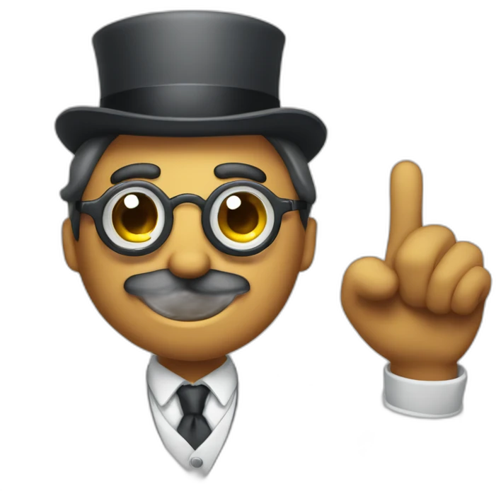 Monocle guy saying okay emoji