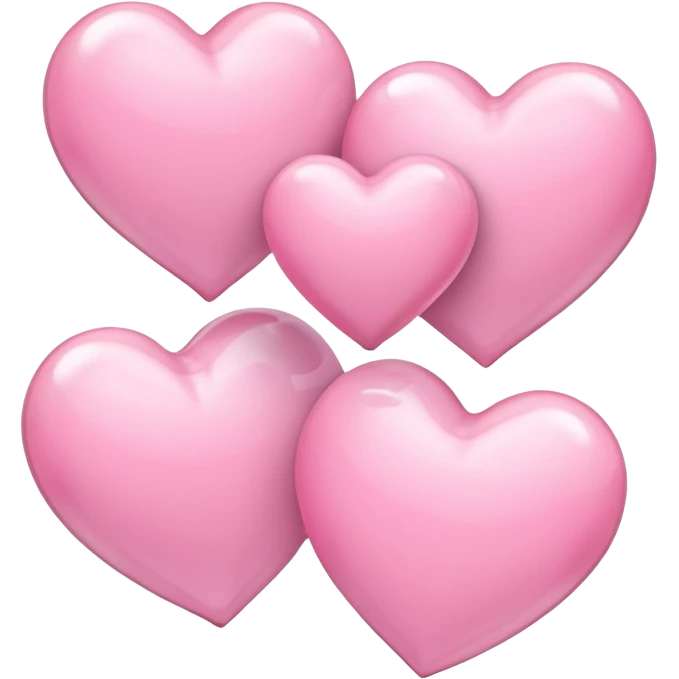 Light pink hearts emoji