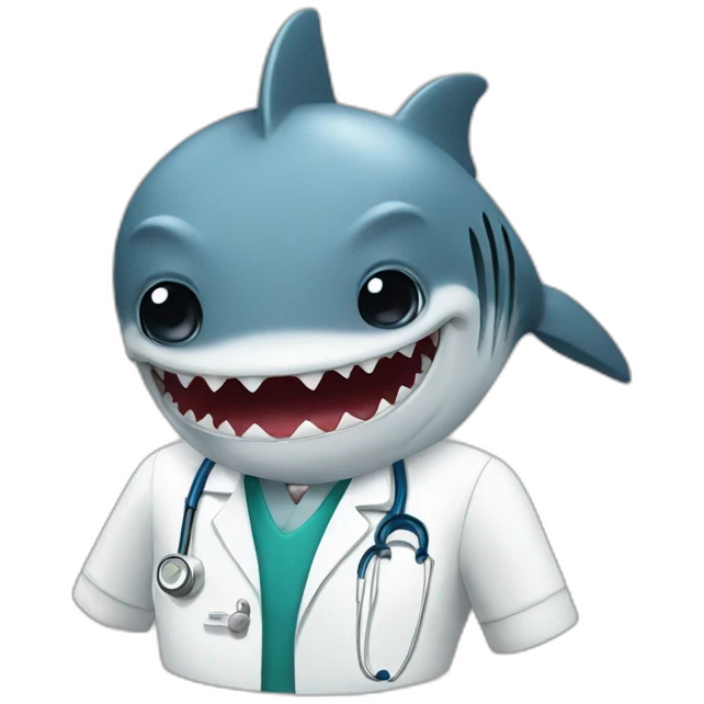 Shark doctor  emoji