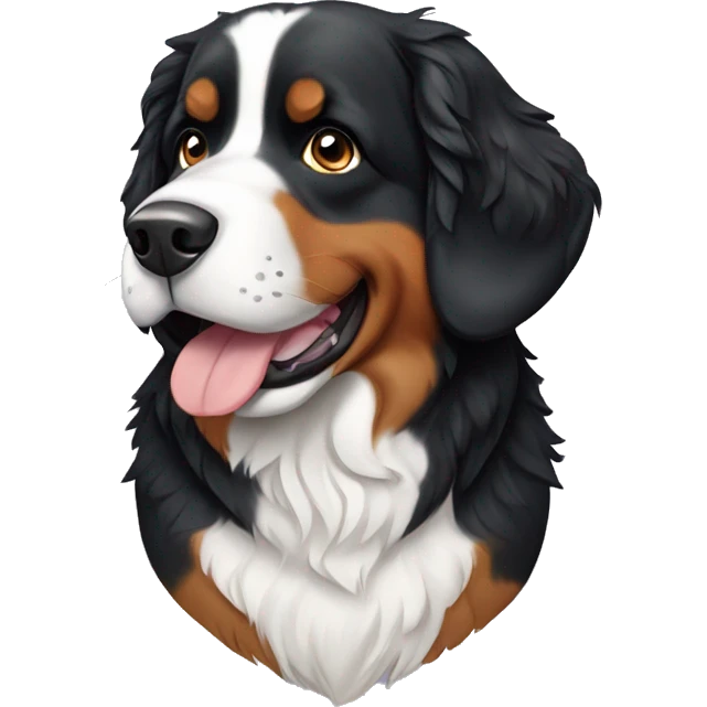 Bernese mountain dog  emoji