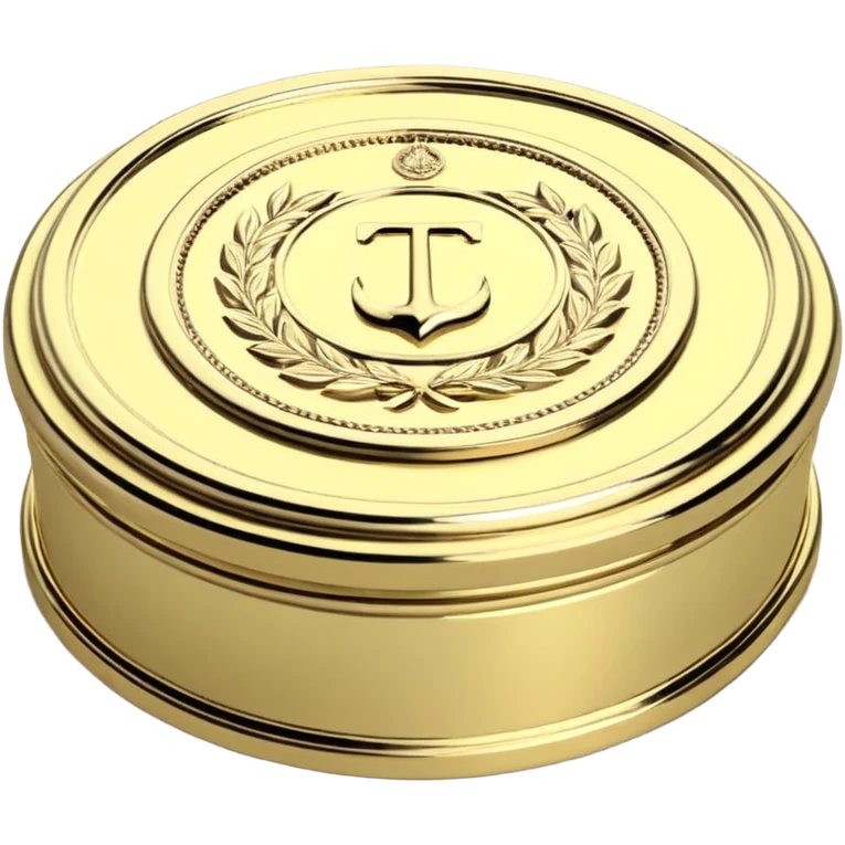  драгоценная шкатулка круглая для украшений emoji