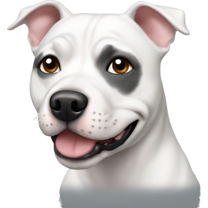 White staffy  emoji