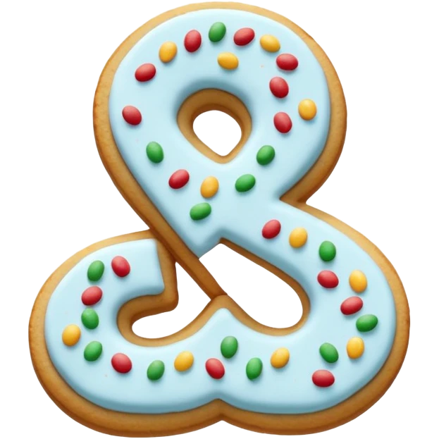 Christmas cookies with white "S" logo emoji