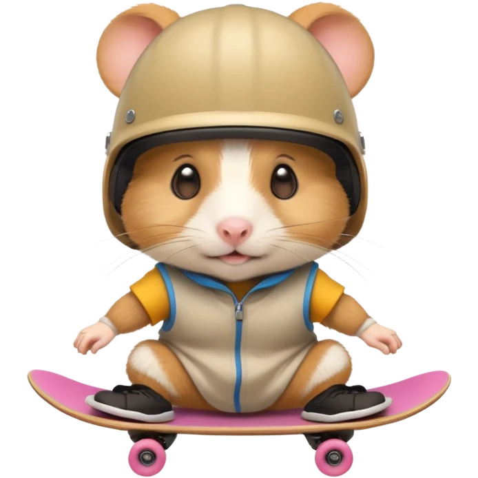 skater hamster emoji