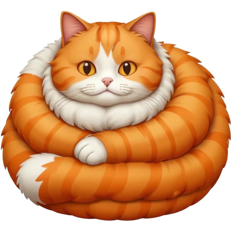 A fat cat emoji