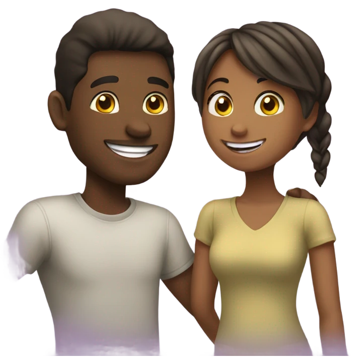 girl with her boyfriend emoji