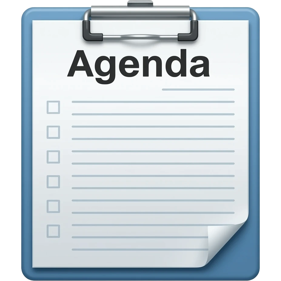 agenda emoji