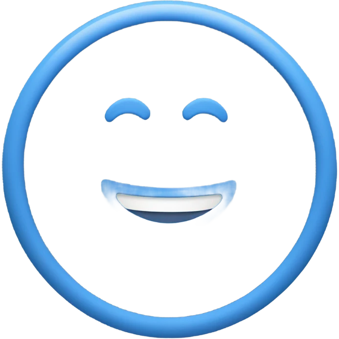 blue circle emoji