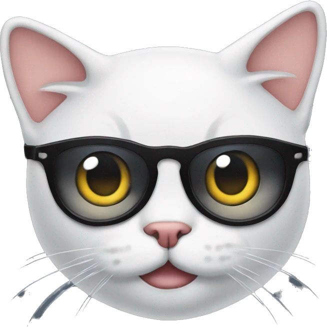 A cat with an eye patch emoji