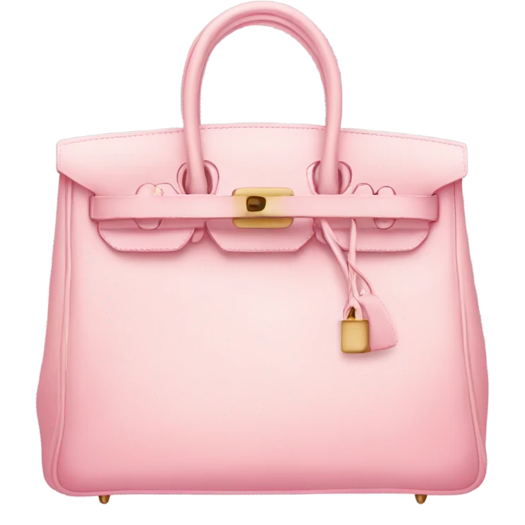 baby pink birkin bag  emoji