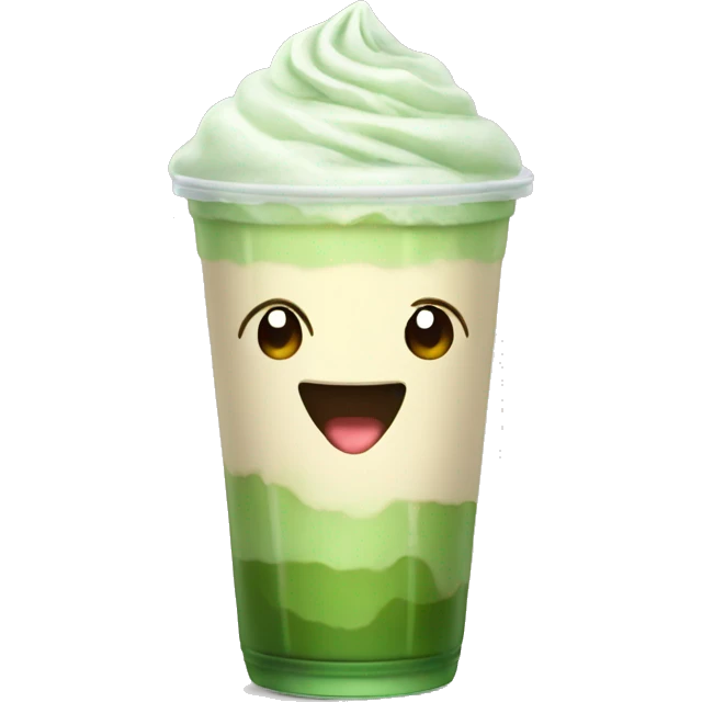 iced matcha latte emoji