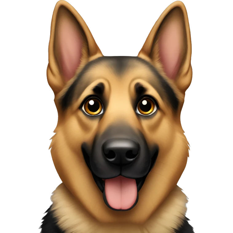German shepherd  emoji