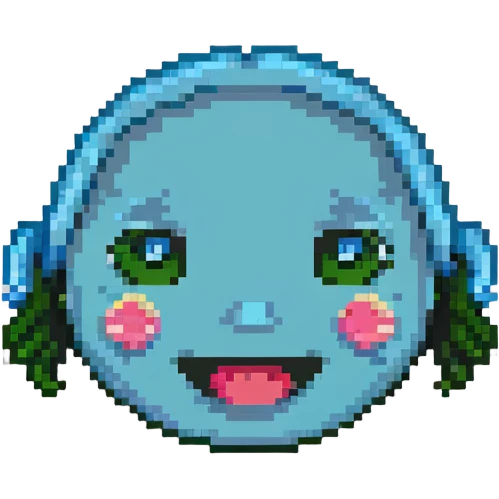 simple cheerful face emoji