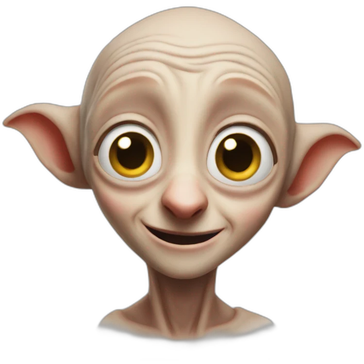 Dobby happy emoji