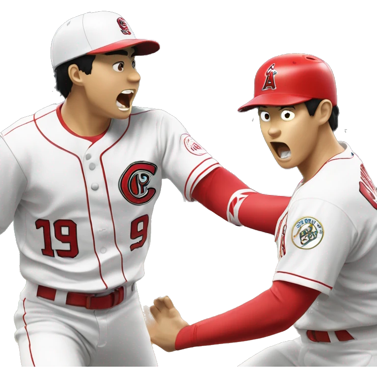 Shohei ohtani getting beat by Camilo doval  emoji