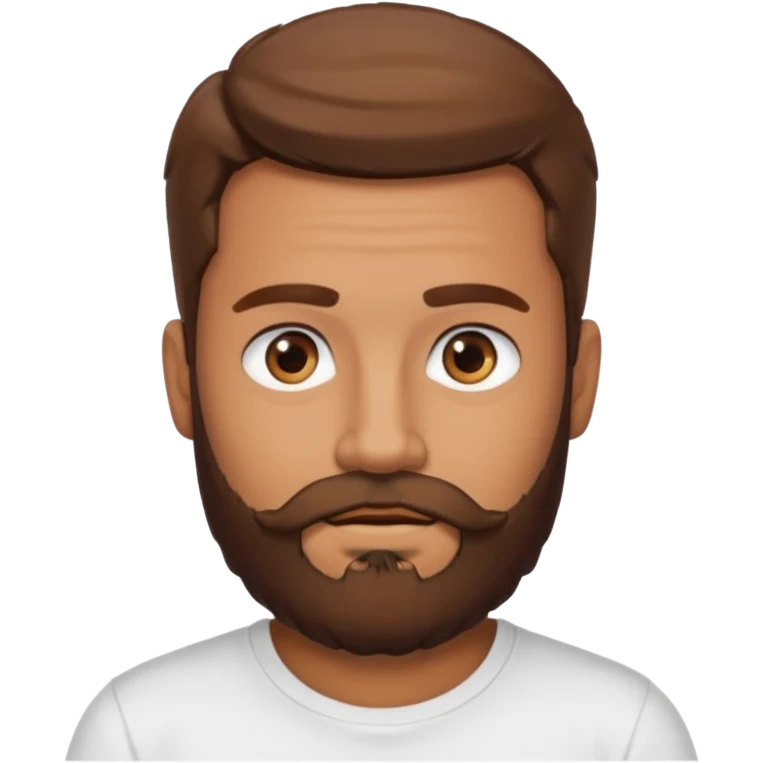 Hombre con barba emoji