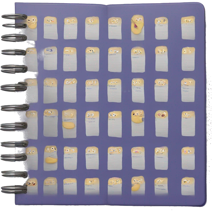 Daily planner book emoji