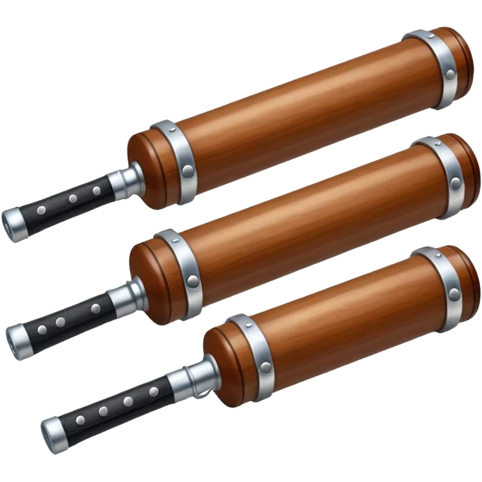 two police truncheon emoji